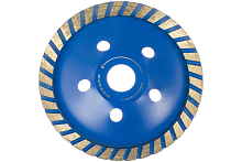 Диск алмазный шлифовальный, посадочный диаметр 22.2 мм,''Турбо'' узкие сегменты 125 мм | код 39519М | FIT