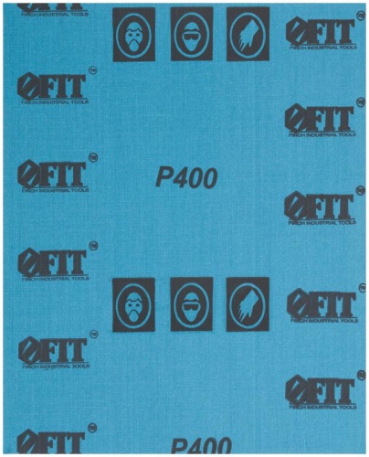 Набор листов шлифовальных водостойких на тканевой основе алюм./оксидные Профи 230х280мм Р 400 (уп.10шт) FIT 38201