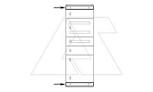 Комплект передних панелей для модульного щита Ш=800мм, RAL7035, 2шт. | код WTCI-080100 | ETA