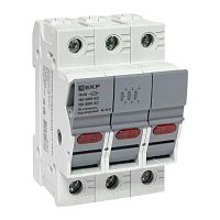 Предохранитель-разъединитель DF 10х38 3Р (тип ПВЦ) | код df103-e | EKF