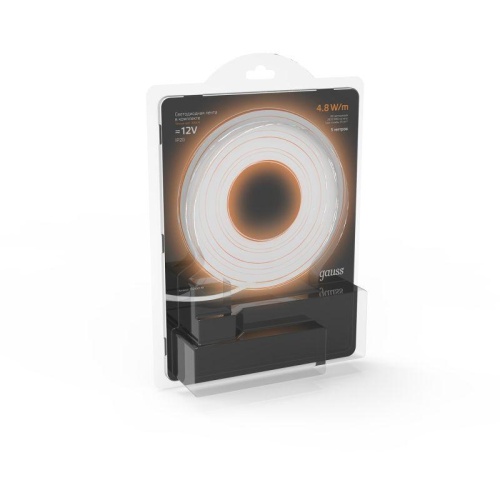 Лента светодиодная LED 2835/60-SMD 4.8 Вт/м 210 лм/м 3000К DC 12В IP20 8мм комплект лента и драйвер (блистер 5м) Black Gauss | код 312400148 | Gauss фото 7 Лента светодиодная LED 2835/60-SMD 4.8 Вт/м 210 лм/м 3000К DC 12В IP20 8мм комплект лента и драйвер (блистер 5м) Black Gauss | код 312400148 | Gauss фото 7