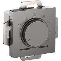 ATLASDESIGN ТЕРМОСТАТ электрон. теплого пола с датчиком, 10A, механизм, СТАЛЬ | код ATN000935 | SCHNEIDER ELECTRIC