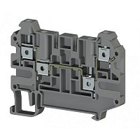 325 109, Клеммник 3-х выводной, 4мм.кв., (серый), AVK 4C | код 0.0.0.3.25109 | KLEMSAN