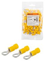 Наконечник кольцевой изолированный НКИ с легким вводом проводника 6,0-5 (100 шт.) TDM | код SQ0502-0208 | TDM