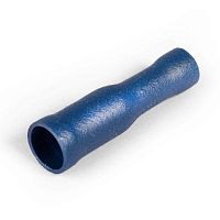 Разъемы штекерные изолированные ( Мама ) с ПВХ манжетой (РШИ-М) 2,5-4 синие (100 шт/уп) Промрукав | код PR08.10441 | ПРОМРУКАВ