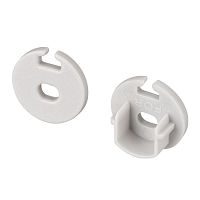 Заглушка ARH-ROUND-D16 с отверстием пластикArlight 039223