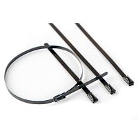 Хомут из нержавеющей стали AISI 316 12x680 мм с эпоксидно-полиэстерным покрытием | код 311268EP | DKC