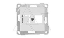 Rita - Адаптер для разъемов Keystone, одинарный, белый | код 2200-135-0101 | Mutlusan