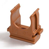 Крепёж-клипса для труб АБС-пластик бук д32 (25шт/500шт уп/кор)  | код PR13.0099 | Промрукав