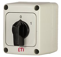 Переключатель CS 10 90 PN (1p_0-1корп./IP65_с/ч_10A) | код 004773153 | ETI