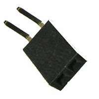 Гнездо для плат 2.54 мм RUICHI PBS-1x02R (PBS-02R)шаг 2.54 мм, 2 контакта | код 58362 | Ruichi