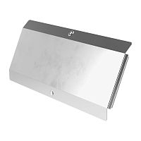 Крышка угла вертикального внешнего 45 градусов Стандарт INOX (AISI 304) 600 Промрукав | код PR16.2926 | ПРОМРУКАВ