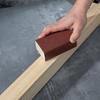 Шкурка шлифовальная 230х280мм Р100 водостойкая в листах на тканевой основе (уп.10шт) Kranz KR-91-1304