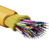 Кабель волоконно-оптический, распределительный, арамидные упрочняющие нити, для внутренней прокладки, нг(A)-HFLTx, 48 ОВ, категория | код RNDT2C48OR03 | DKC