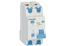 Автоматический выключатель дифф.тока D06 2р C50 100 мА электрон. тип АС ELVERT | код D06210CAC-50 | ELVERT