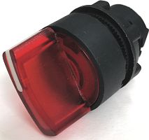 КПЕ 21РЛ красный IP40 LAY4-EK34.BR Головка для переключателя 22 мм 3 позиции с подсветкой с фиксацией | код LAY4-EK34.BR | Briswik