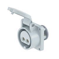 Розетка панельная PSS IP44 32A 2P 50В | код PSS024-032-05 | DKC