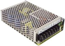 Источник питания AC-DC, 100Вт, вход 88…264В AC, 47…63Гц / 125…373 В DC, выход 5В/16A, рег. вых 4.75…5.5 В , изоляция 3000В AC, в кожухе 159х97х38мм, -20…+70С | код RS-100-5 | MeanWell