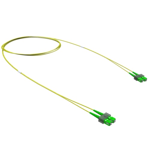 Оптический коммутационный шнур Duplex SC/APC-SC/APC, 9/125 (OS2), 2 м | код RNPC9DCACA2 | DKC