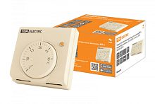 Термостат механический открытого монтажа НТ-1, индикатор, вкл/выкл, 10 А, 230 В, сл. кость, TDM | код SQ2503-0010 | TDM