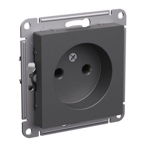Розетка AtlasDesign 16А без заземл. без шторок механизм базальт | код ATN001441 | Systeme Electric Розетка AtlasDesign 16А без заземл. без шторок механизм базальт | код ATN001441 | Systeme Electric