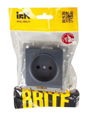BRITE Роз. без з/к с з/ш 10А РСш10-2-БрМ мар. IEK | код BR-R13-10-K35 | IEK фото 3 BRITE Роз. без з/к с з/ш 10А РСш10-2-БрМ мар. IEK | код BR-R13-10-K35 | IEK фото 3