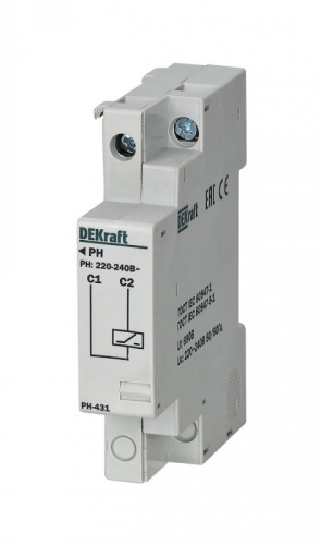 Расцепитель независимый 380-400В для ВА-431 | код 21266DEK | DEKraft Расцепитель независимый 380-400В для ВА-431 | код 21266DEK | DEKraft