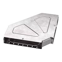 Угол горизонтальный 90 градусов с крышкой Стандарт 400х80 Промрукав | код PR16.0623 | ПРОМРУКАВ