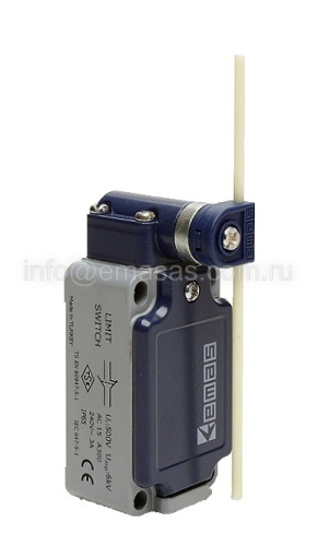 Выключатель концевой быстрого переключения угловой многонаправленный с металлической консолью, регулируемым рычагом (1НО+1НЗ), L52K13REF121 | код L52K13REF121 | EMAS