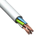 Провод ПВС 5х0.75 белый ГОСТ 7399-97 (бухта 200 м) | код 00-00004928 | Электрокабель НН