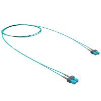 Оптический коммутационный шнур Duplex SC/UPC-SC/UPC, 50/125 (OM3), 1 м | код RNPC53DCC1 | DKC