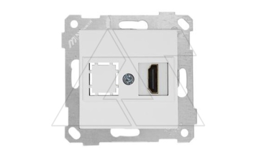 Rita - Розетка 1xHDMI, белая | код 2200-457-0101 | Mutlusan