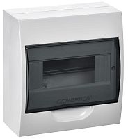 Бокс ЩРН-П-8 мод. навесной пластик IP41 GENERICA | код MKP12-N-08-41-G | IEK