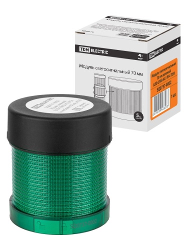 Модуль светосигнальный 70 мм зеленый (LED 230В AC) IP54 TDM | код SQ0737-0002 | TDM Модуль светосигнальный 70 мм зеленый (LED 230В AC) IP54 TDM | код SQ0737-0002 | TDM