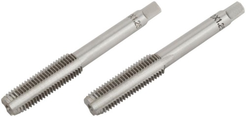 Метчики метрические, легированная сталь, набор 2 шт М10х1.25 мм | код 70847 | FIT фото 2