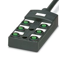 Коробка датчика и исполнительного элемента SACB-6/12-L- 5,0PUR SCO P | код 1452660 | PHOENIX CONTACT