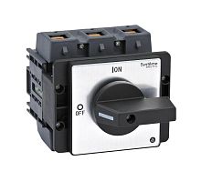 ВЫКЛЮЧАТЕЛЬ-РАЗЪЕДИНИТЕЛЬ 3P 125A С ЧЁРНОЙ РУКОЯТКОЙ НА ДВЕРЦУ 4 ВИНТАМИ | код MSD125320B | Systeme Electric