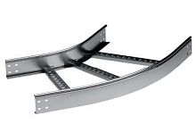 Угол горизонтальный 45 градусов 50x600, R900, в комплекте с крепежными элементами и соединительными пластинами, необходимыми для мон | код LIC0596K | DKC