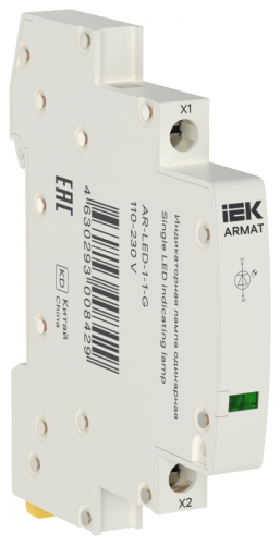 ARMAT Лампа инд. одинарная LED 110-230В AC зел. IEK | код AR-LED-1-1-G | IEK ARMAT Лампа инд. одинарная LED 110-230В AC зел. IEK | код AR-LED-1-1-G | IEK