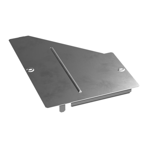 Крышка переходника правого Стандарт INOX (AISI 304) 400х200 Промрукав | код PR16.5778 | ПРОМРУКАВ