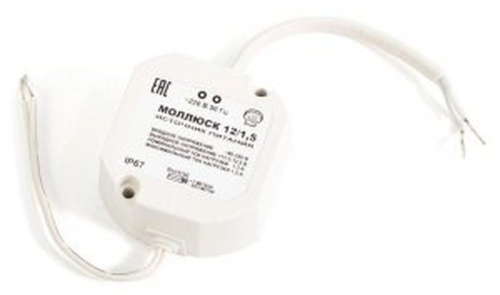 Источник питания Моллюск 12/1.5 12В 1.5А | код 868 | Бастион