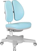 Кресло детское Cactus CS-CHR-3604BL голубой крестов. пластик серый | код 1896143 | CACTUS