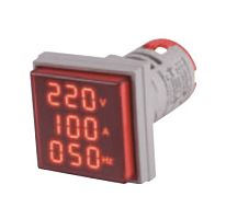 Измерительное устройство AD16-22VAHzS W AC50-500В 0-100A 0-99Гц | код E010042 | CNC