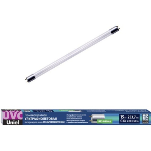 ????? ???????????????? ?????????????. EFL-T8-15/UVCB/G13/CL ?????? UVC 253,7??. ??????. ?? | ??? UL-00007275 | Uniel