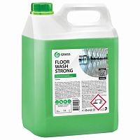 Средство для мытья пола 5,6 кг GRASS FLOOR WASH STRONG, щелочное, низкопенное, концентрат, 125193 | код 605613 | GRASS