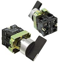 Переключатель поворотный RUICHI 3SA8-BJ33, 3 положения, 2NO, IP40, 3 А, 240 В, установочное отверстие 22 мм, ручка J длинная, винтовой зажим (4S) | код 71609 | Ruichi