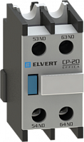 Приставка контактная СP-20 2NО для контакторов CC10 и eTC60 | код CP2-20 | ELVERT