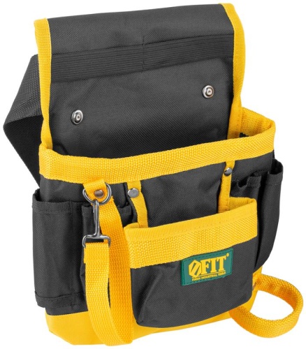 Пояс для инструмента одинарный, полиэстер, 7 отделений, 2 петли для инструмента | код 12514 | FIT Пояс для инструмента одинарный, полиэстер, 7 отделений, 2 петли для инструмента | код 12514 | FIT