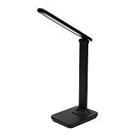 Светильник настольный REXANT Click Skin на основании, LED, 7 Вт 2700-6500 К, диммируемый 3 ступени, заряжаемый (автономный режим 3 часа), корпус с эффектом тиснения кожи | код 609-005 | REXANT