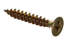 Шуруп универсальный 6х40 потайная головка остроконечный желтопассивированный | код B04006004064G07 | РФ